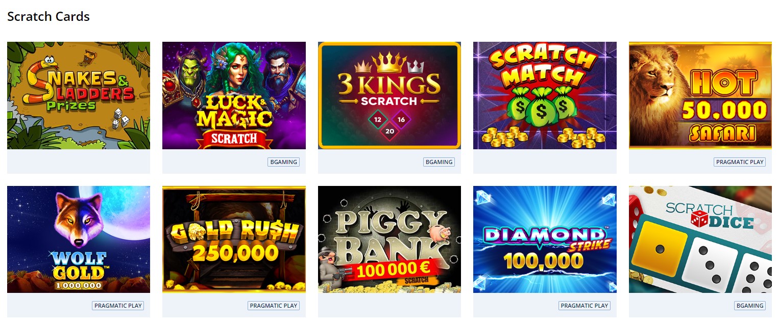 Ripper Casino Scratch Cards